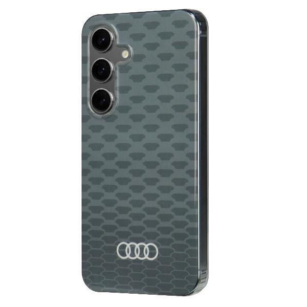 Audi IML Pattern MagSafe Case S24 S921 szary/gey hardcase